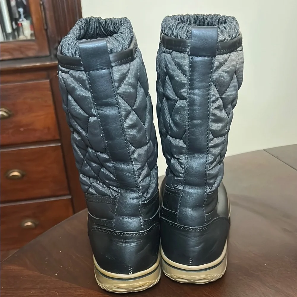 Coach New York Samara Aniline Black Winter Boots - Picture 9 of 14